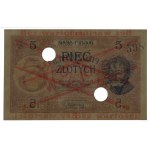 5 gold, 28.02.1919; series 15.A., numbering 037,498, ...