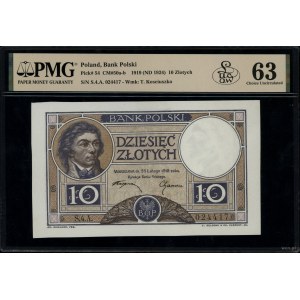 10 złotych, 28.02.1919; seria 4.A, numeracja 024417; Lu...