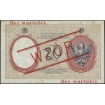 20 Gold, 28.02.1919; Serie A.12, Nummerierung 024387, c...
