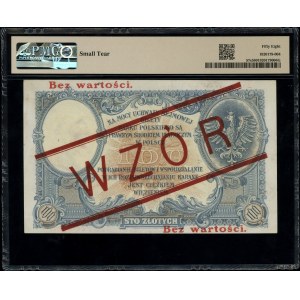 100 złotych, 28.02.1919; seria C., numeracja 3202785, c...