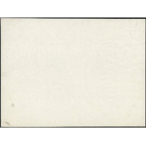 50 zloty, 28.08.1925; one-sided steelor proof print....
