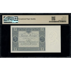 5 złotych, 2.01.1930; seria EA., numeracja 2126910; Luc...