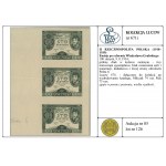 100 oro, 9.11.1934; prova di stampa in verde ...