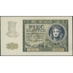 5 złotych, 1.08.1941; seria AC, numeracja 3199476; Luco...