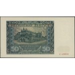50 złotych, 1.08.1941; seria C, numeracja 4156044; Luco...