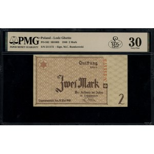 2 marki, 15.05.1940; bez oznaczenia serii, numeracja 21...
