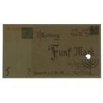 5 marek, 15.05.1940; bez oznaczenia serii, numeracja 00...