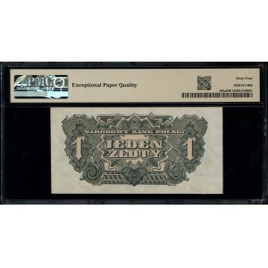 1 złoty, 1944; w klauzuli OBOWIĄZKOWYM, seria АН, numer...