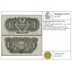1 złoty, 1944; w klauzuli OBOWIĄZKOWYM, seria АН, numer...
