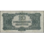 20 złotych, 1944; w klauzuli OBOWIĄZKOWYM, seria АА, nu...