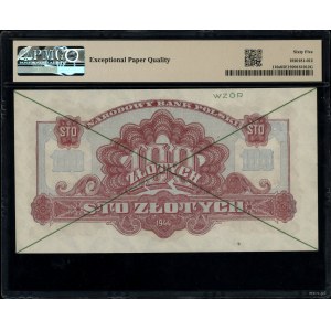 100 złotych, 1944; w klauzuli OBOWIĄZKOWYM, seria АС, n...