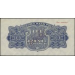 10 złotych, 1944; w klauzuli OBOWIĄZKOWE, seria Dd, num...