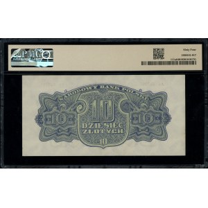 10 złotych, 1944; w klauzuli OBOWIĄZKOWE, seria An, num...