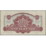 100 złotych, 1944; w klauzuli OBOWIĄZKOWE, seria ЕВ, nu...
