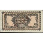 500 złotych, 1944; w klauzuli OBOWIĄZKOWE, seria Az, nu...