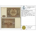 1,000 gold, 15.01.1946; series A., numbering 0000000,...