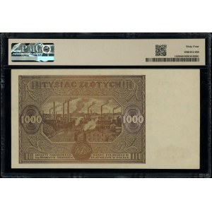 1.000 złotych, 15.01.1946; seria H, numeracja 8036575; ...