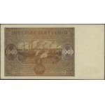 1.000 złotych, 15.01.1946; seria H, numeracja 8036575; ...