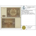 1.000 złotych, 15.01.1946; seria H, numeracja 8036575; ...
