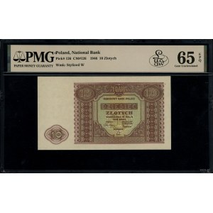 10 złotych, 15.05.1946; bez oznaczenia serii i numeracj...