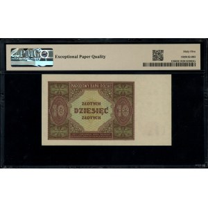 10 złotych, 15.05.1946; bez oznaczenia serii i numeracj...