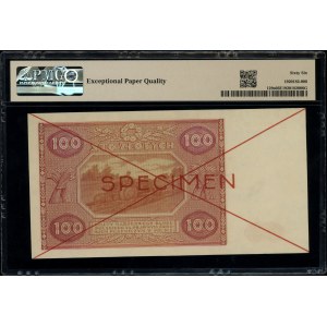 100 złotych, 15.05.1946; seria A, numeracja 1234567 / 8...