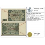 20 złotych, 15.07.1947; seria A, numeracja 1234567, dwu...