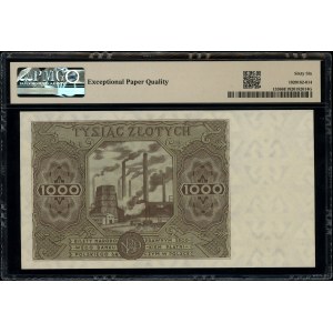 1.000 złotych, 15.07.1947; seria Ł, numeracja 6581633; ...
