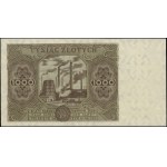 1.000 złotych, 15.07.1947; seria Ł, numeracja 6581633; ...