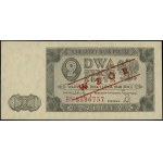 2 złote, 1.07.1948; seria BN, numeracja 8596757, czerwo...