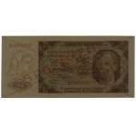10 złotych, 1.07.1948; seria D, numeracja 0000000, na s...