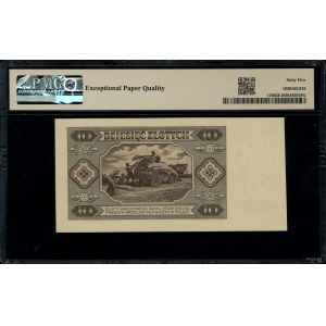 10 złotych, 1.07.1948; seria N, numeracja 4042555; Luco...