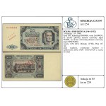 20 złotych, 1.07.1948; seria OO, numeracja 0000000, wzó...