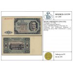 20 złotych, 1.07.1948; seria AH, numeracja 4009327; Luc...