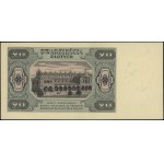 20 złotych, 1.07.1948; seria BU, numeracja 1019054; Luc...