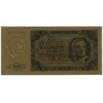 20 złotych, 1.07.1948; seria BU, numeracja 1019054; Luc...