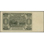 50 złotych, 1.07.1948; seria K3, numeracja 022476; Luco...