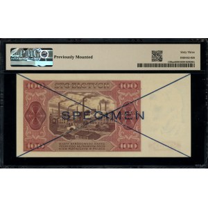 100 złotych, 1.07.1948; seria D, numeracja 123456 / 789...