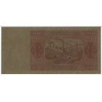 100 złotych, 1.07.1948; druk próbny strony odwrotnej; L...