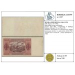100 złotych, 1.07.1948; druk próbny strony odwrotnej; L...