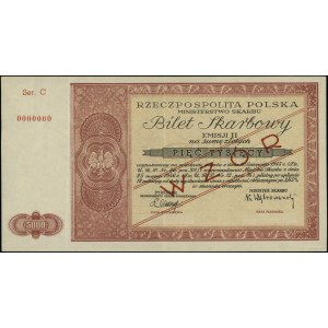 Bilet skarbowy Ministerstwa Skarbu na 5.000 złotych, 19...