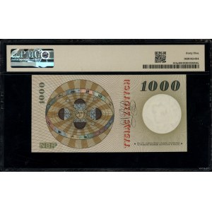 1.000 złotych, 29.10.1965; seria B, numeracja 6183974; ...