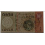1.000 złotych, 29.10.1965; seria B, numeracja 6183974; ...