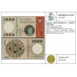 1.000 złotych, 29.10.1965; seria B, numeracja 6183974; ...