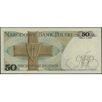 50 złotych, 1.06.1986; seria EY, numeracja 3349500; Luc...