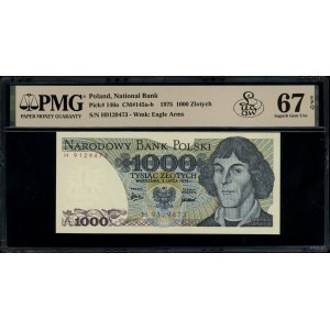 1.000 złotych, 2.07.1975; rzadka seria H, numeracja 912...