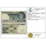 1.000 złotych, 2.07.1975; rzadka seria H, numeracja 912...