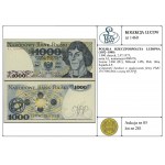 1.000 złotych, 2.07.1975; seria AL, numeracja 6900476; ...