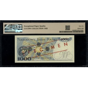 1 000 złotych, 1.06.1979; seria BM, numeracja 0000000, ...