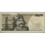 2 000 złotych, 1.06.1979; bardzo rzadka seria U, numera...